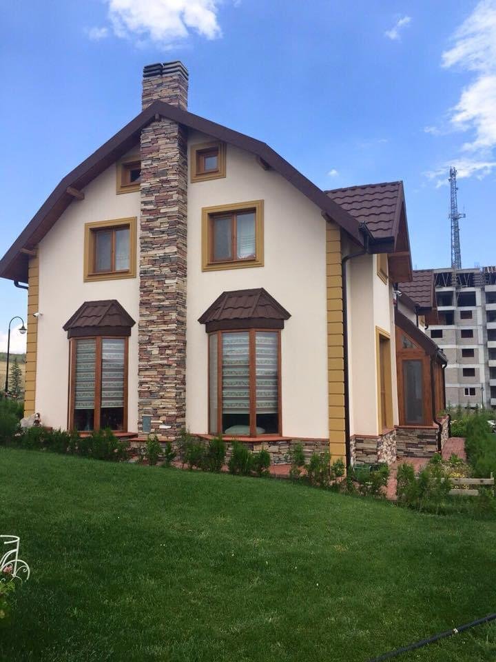 Taş Kaplama Villa Dış Cephe